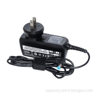 Factory Supply Mini DC Charger 19V/2.15A/5.5*1.7 for Acer